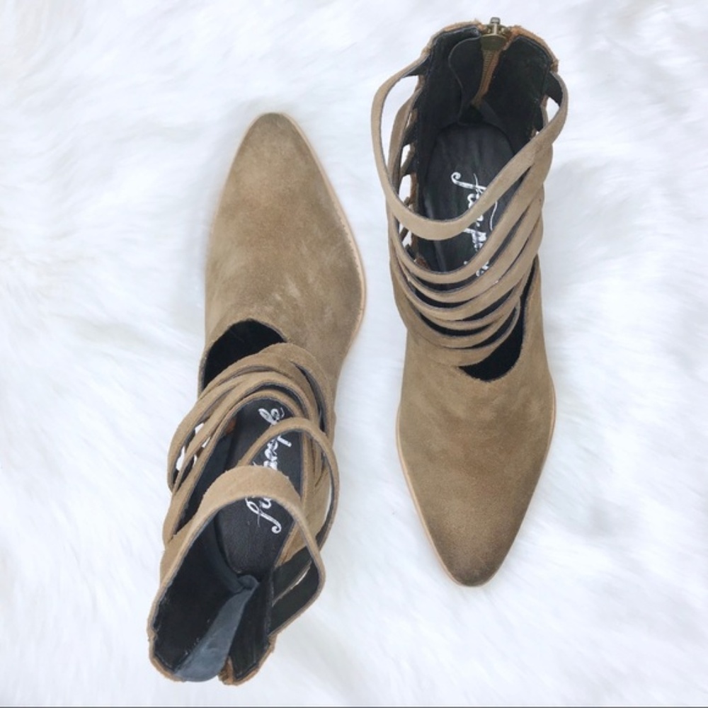 Free People Brown Ankle Boots - Picture 3 of 6